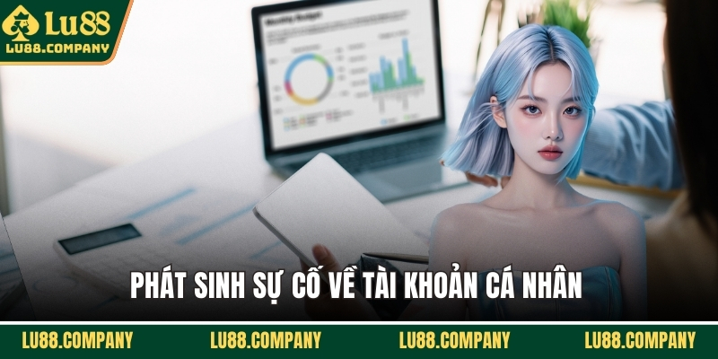Phát sinh sự cố về tài khoản cá nhân 